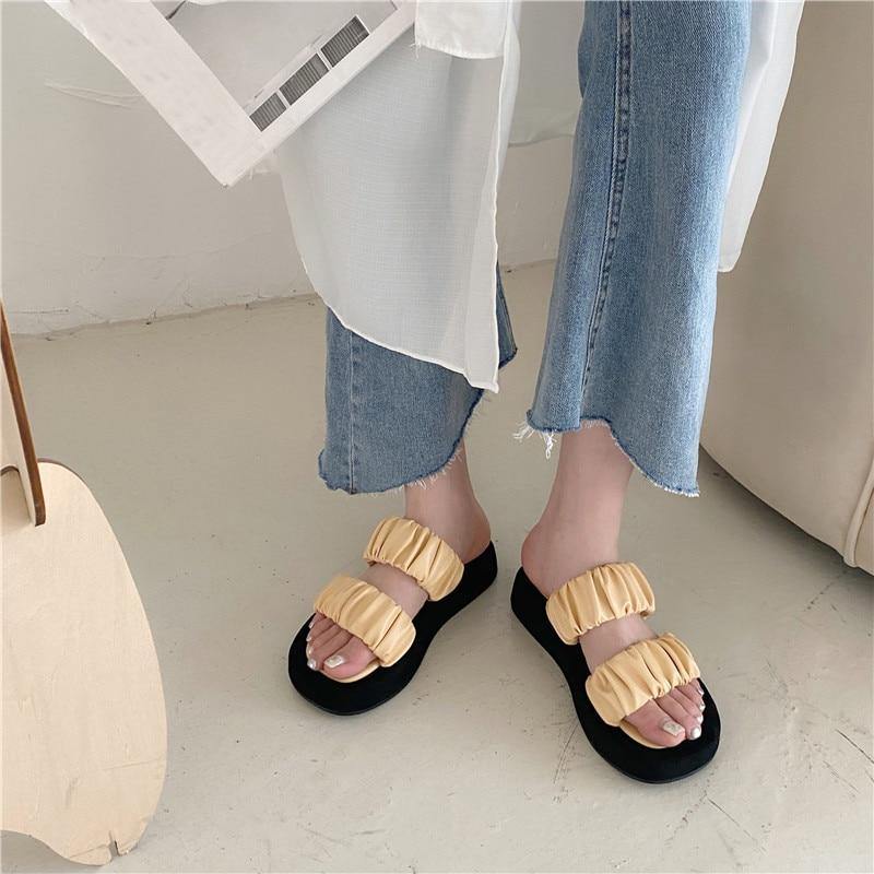 Women's Summer Casual Slipper Sandals - AM APPAREL