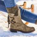 Women's Winter Mid-Calf Boots - AM APPAREL