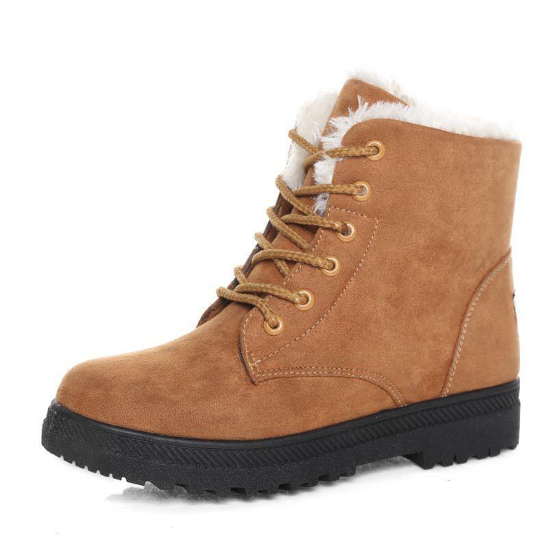 Women's Winter Snow Warm Snow Boots - AM APPAREL