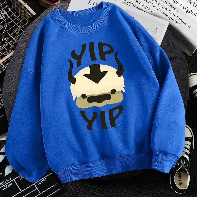 "YIPS" Avatar Unisex Fleece Sweatshirts - AM APPAREL