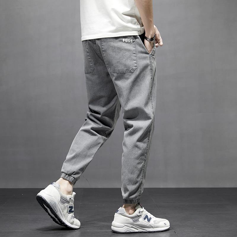 ZOE Men's Harem Denim Joggers - AM APPAREL